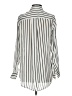Free Press 100% Polyester Stripes Ivory Long Sleeve Blouse Size XS - photo 2