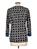 Notations Chevron-herringbone Black Long Sleeve Blouse Size L - photo 2