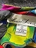 Ashley Stewart 100% Polyester Color Block Yellow Short Sleeve Blouse Size 14 - photo 7