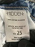 Hidden Jeans 100% Cotton Blue Jeans Size 25 waist - photo 8