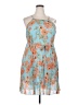 Assorted Brands Tropical Blue Cocktail Dress Size 2X - photo 1