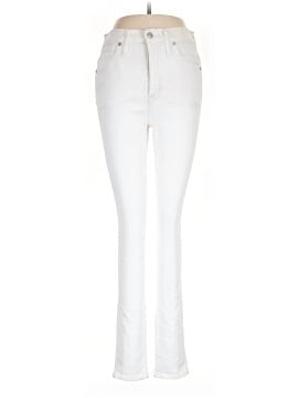 Madewell 10" High-Rise Skinny Jeans in Pure White (view 1)