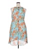 Assorted Brands Tropical Blue Cocktail Dress Size 2X - photo 2