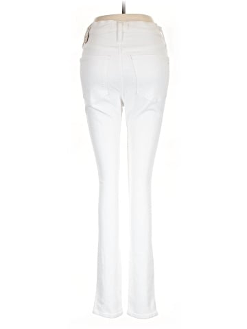 Madewell 10" High-Rise Skinny Jeans in Pure White (view 2)