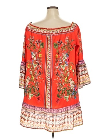 Umgee 3/4 Sleeve Blouse (view 2)
