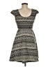 Mossimo Supply Co. Chevron-herringbone Black Casual Dress Size M - photo 2