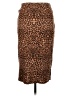 Everly Animal Print Brown Casual Skirt Size M - photo 2