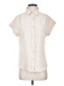 Assorted Brands 100% Polyester Ivory Short Sleeve Blouse Size S - photo 1