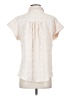 Assorted Brands 100% Polyester Ivory Short Sleeve Blouse Size S - photo 2