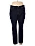 MICHAEL Michael Kors Chevron-herringbone Blue Jeans Size 16 - photo 1