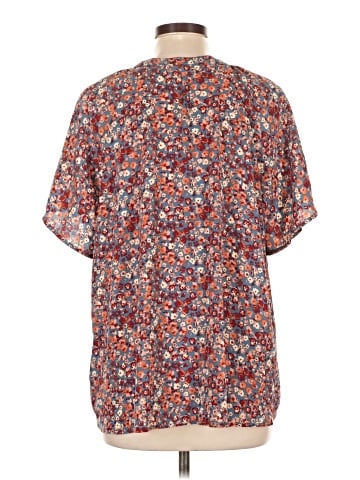 Peace & Pearls Short Sleeve Blouse (view 2)