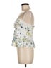 Reformation 100% Linen White Sleeveless Blouse Size 8 - photo 5