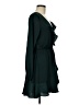 Express 100% Polyester Green Casual Dress Size M - photo 4