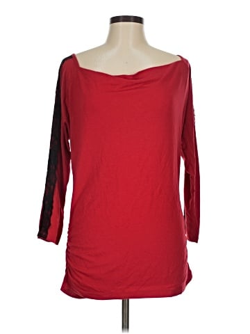 New York & Company 3/4 Sleeve T-Shirt (view 1)