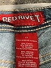 Red Rivet Blue Denim Shorts Size 17 - photo 3