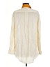 Equipment Color Block Ivory Long Sleeve Silk Top Size M - photo 2