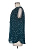 Ann Taylor LOFT 100% Polyester Teal Sleeveless Blouse Size M - photo 5