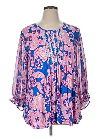 Ruby Rd. 3/4 Sleeve Blouse (view 1)