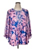 Ruby Rd. Pink 3/4 Sleeve Blouse Size 1X - photo 1