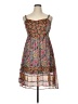 Mudd 100% Polyester Paisley Brown Cocktail Dress Size XL - photo 1