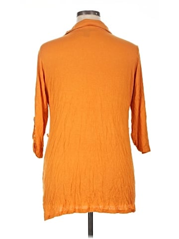 Ashley Stewart 3/4 Sleeve Button-Down Shirt (view 2)