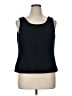 Jones Studio 100% Polyester Black Sleeveless Top Size 16 - photo 1