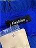 Fashion 100% Polyester Blue Long Sleeve Blouse Size XL - photo 7