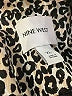 Nine West 100% Polyester Animal Print Multi Color Ivory Blazer Size XL - photo 6