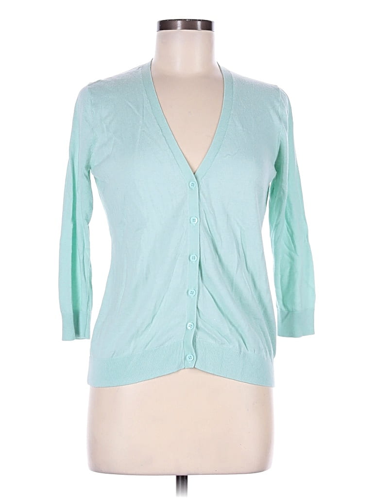 Pre-owned Old Navy Cardigan Sweater In Teal