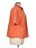 Talbots Orange Short Sleeve Button-Down Shirt Size XL - photo 4