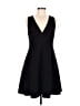 ModCloth 100% Polyester Solid Black Cocktail Dress Size M - photo 1