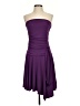 Speechless Solid Purple Cocktail Dress Size S - photo 1
