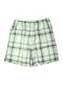 Unbranded 100% Polyester Plaid Green Shorts Size XXL - photo 1