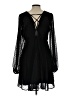 ASOS Design 100% Polyester Black Cocktail Dress Size 12 - photo 2