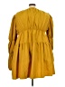 PrettyLittleThing 100% Polyester Yellow Casual Dress Size 22 - photo 2