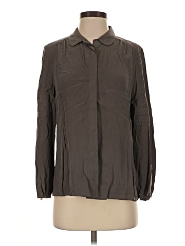 Aubin & Wills Long Sleeve Silk Top (view 1)