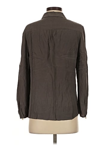 Aubin & Wills Long Sleeve Silk Top (view 2)