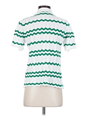 Olivaceous Short Sleeve Blouse (view 2)