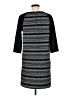 Ann Taylor LOFT Chevron-herringbone Black Casual Dress Size M - photo 2