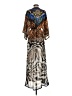 Venus 100% Polyester Brown Kimono Size S - photo 2