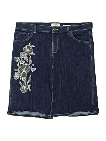 LOGO Denim Shorts (view 1)