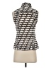 Tory Burch 100% Cotton Silver Sleeveless Blouse Size 2 - photo 2
