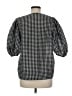 Ganni Houndstooth Black 3/4 Sleeve Blouse Size EU 40 / US 10 - photo 2