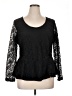 Assorted Brands Black Long Sleeve Blouse Size 20 - photo 1