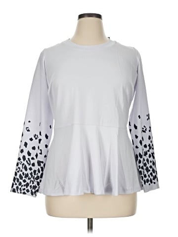 Ashley Stewart Long Sleeve Top (view 1)