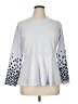 Ashley Stewart Silver Long Sleeve Top Size 14 Plus - photo 1