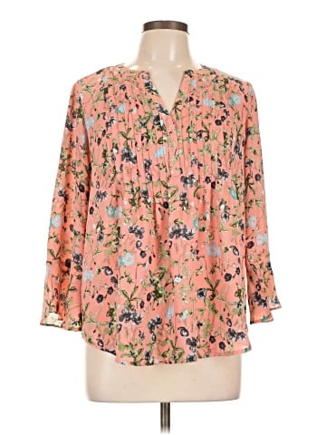 Style&Co 3/4 Sleeve Blouse (view 1)