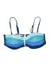 Unbranded Graphic Blue Swimsuit Top Size L - photo 1