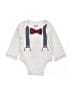 Mud Pie Tweed Gray Long Sleeve Onesie Size 3-6 mo - photo 1