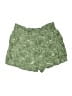 Three Dots 100% Rayon Tropical Green Shorts Size L - photo 1